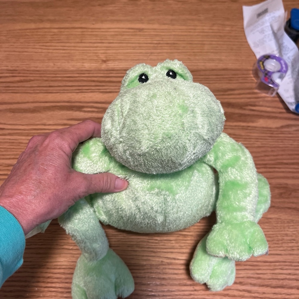 Baby Gund Plush Chubbles Frog Bright Green/Yellow